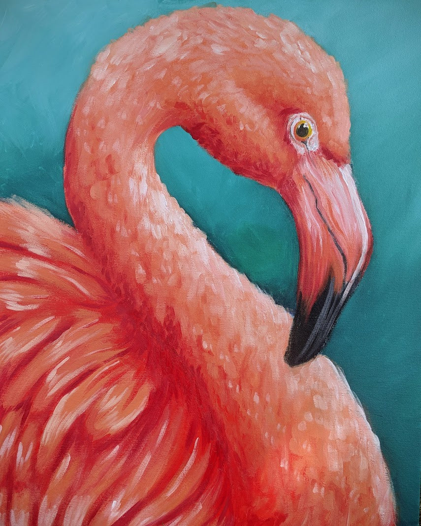 American Flamingo Digital Print