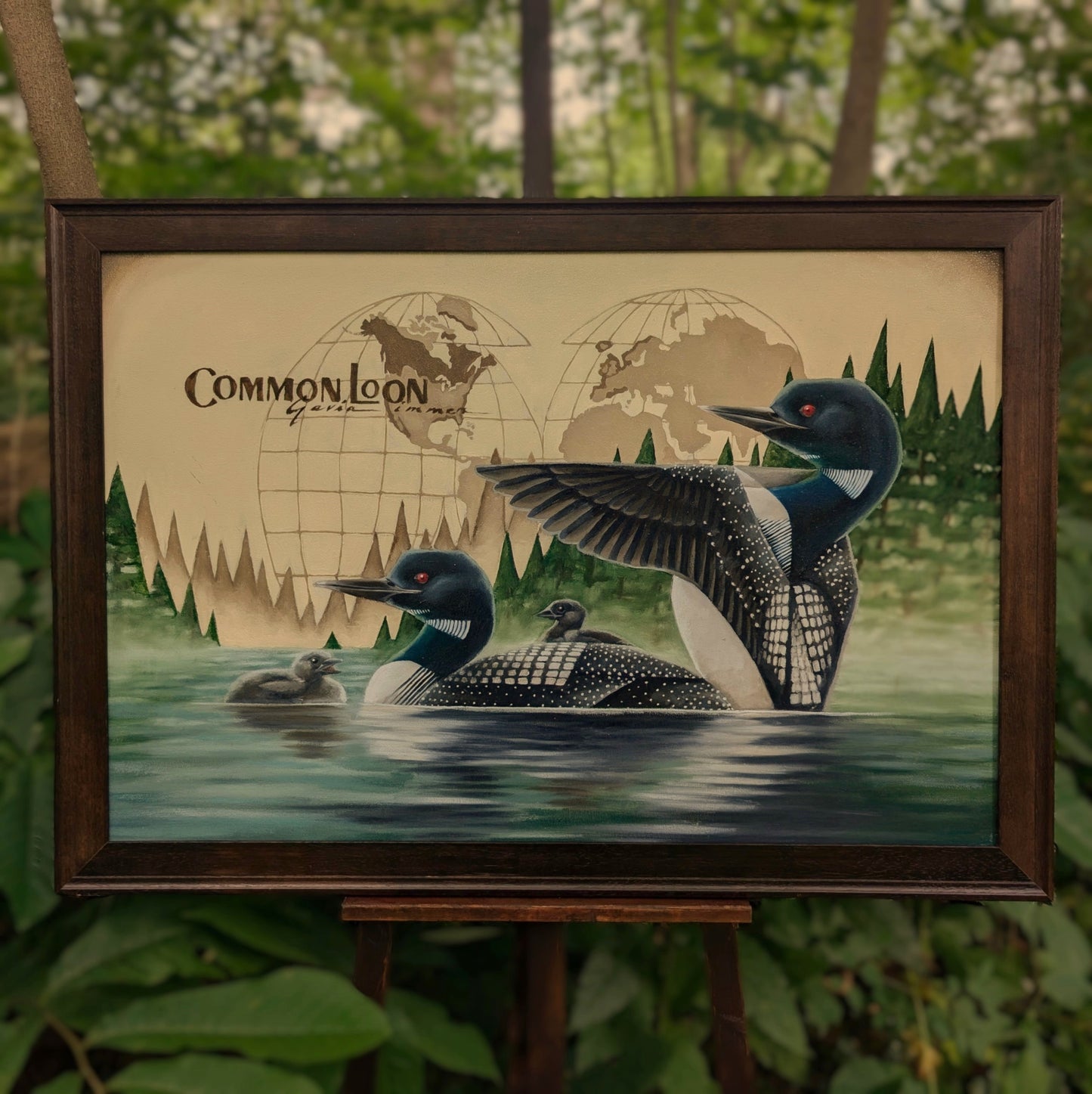 Common Loon Original Oil Painting